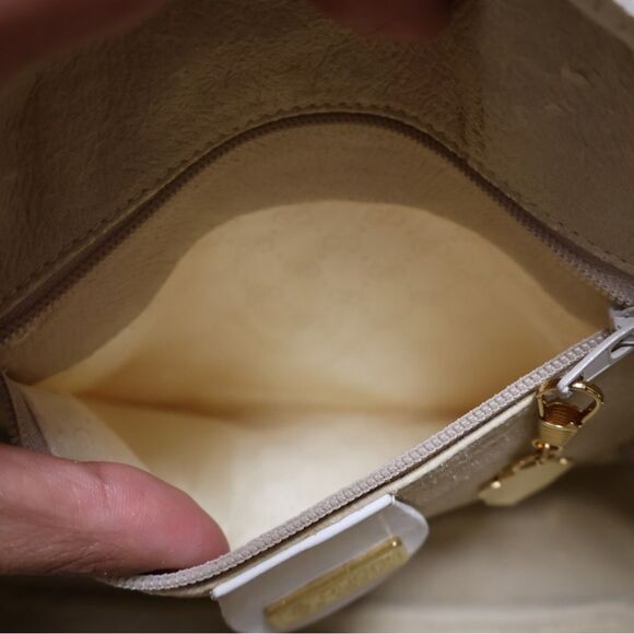 Vintage Gucci Micro GG Monogrammed Crossbody Bag White - (Authentic) - Picture 11 of 12